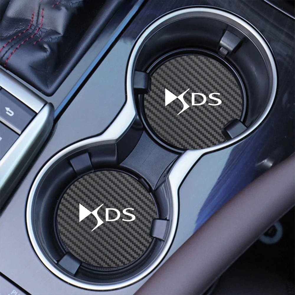 

Автомобильная Подставка для воды, противоскользящая подставка, автомобильные аксессуары для DS3 Crossback DS7 DS4 DS3 маркировка "DS SPIRIT" X E-Tense DS5 DS6 5LS Wild Rubis