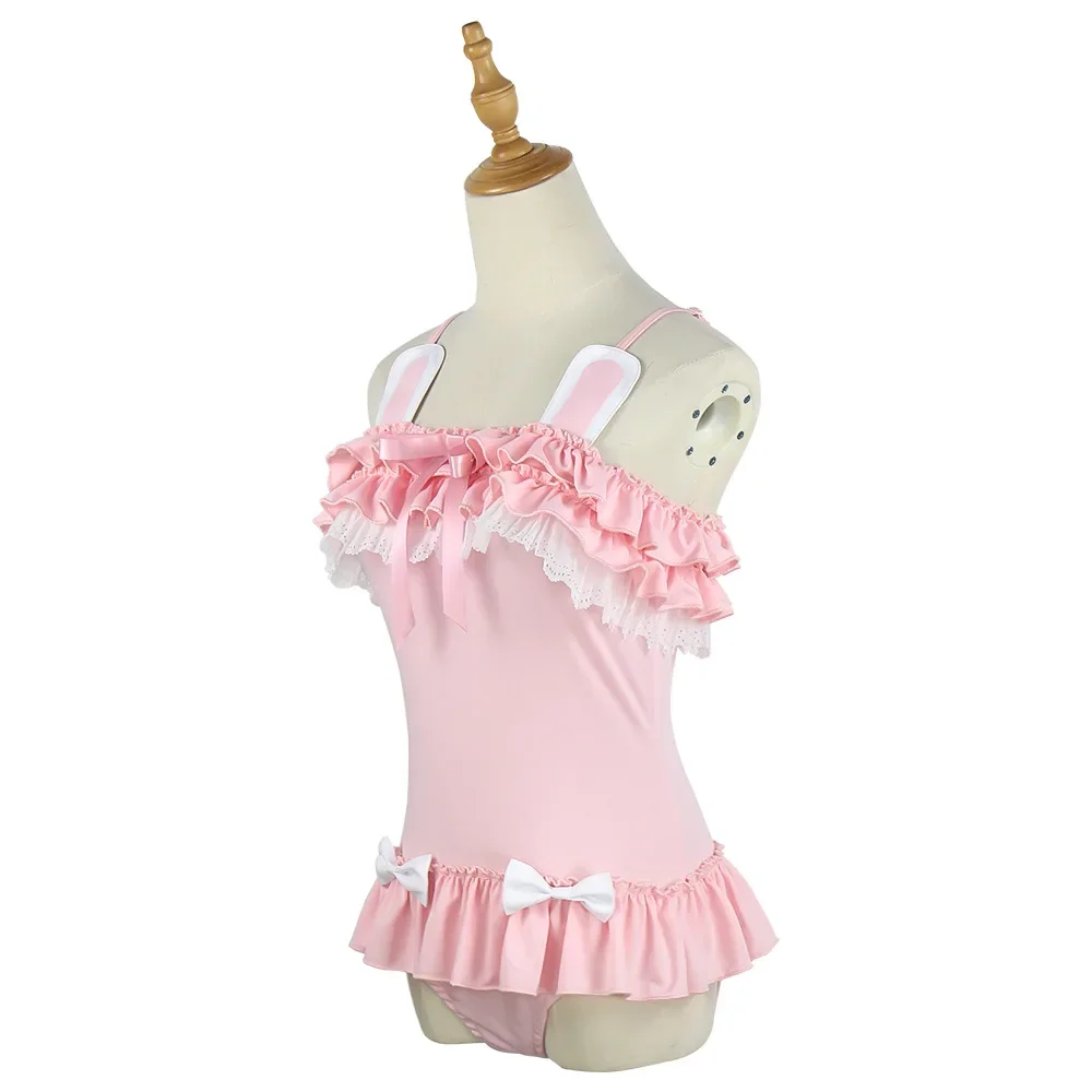 Женский костюм для косплея на Хэллоуин с ушками кролика кошки сексуальный