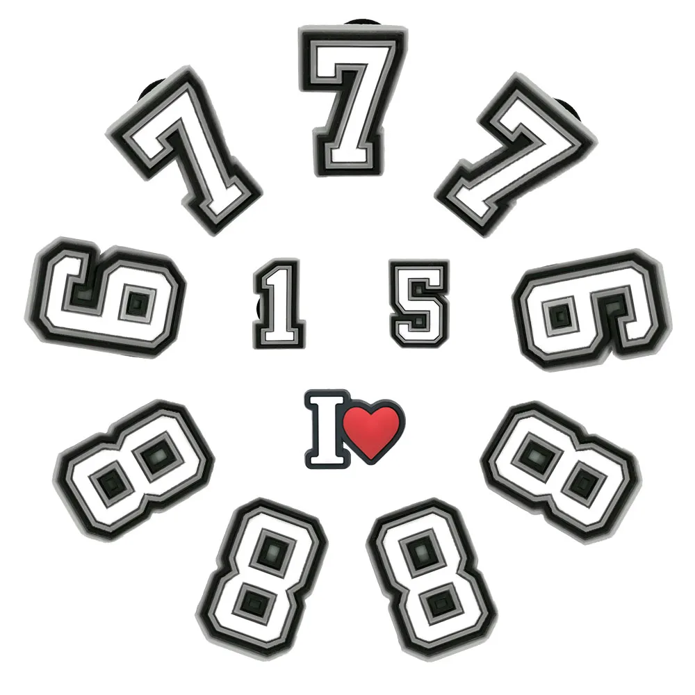 Wholesale Shoe Charms 100 Pack Fits for Crocs Accesories Letter Boys Girls Kids Women Christmas Gifts Birthday Party Favors Pins