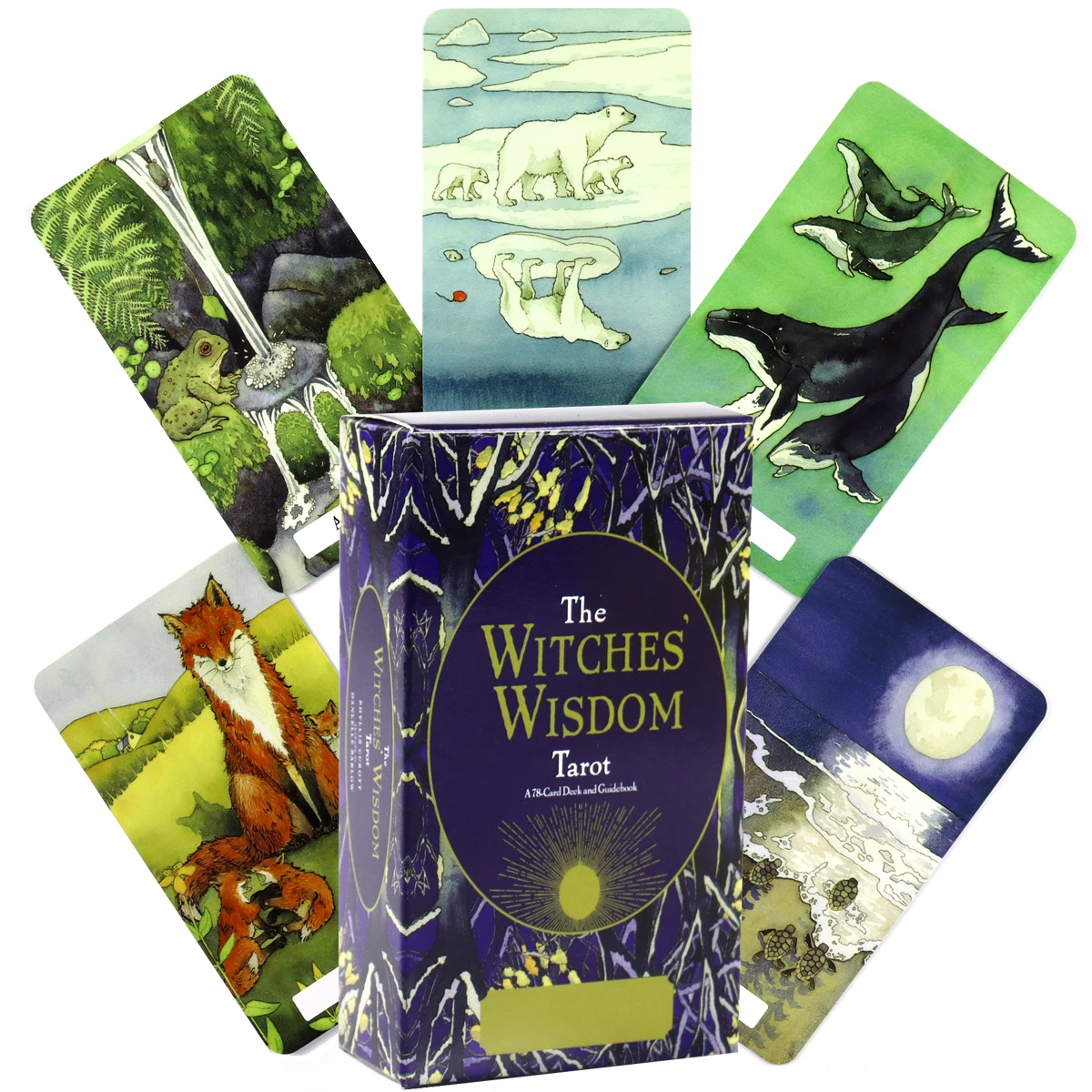

The Witches' Wisdom Tarot Deck Pocket Size High Quality Fortune Telling Game Divination Beginner Tarot Learning