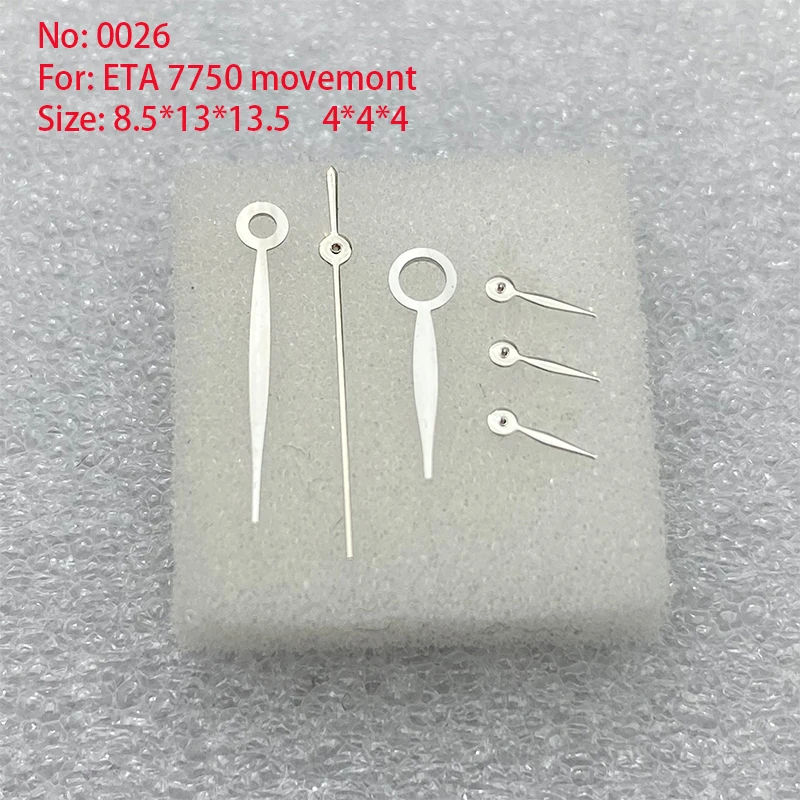 Watch Accessories Watch Hands 6 Pin Men For ETA 7750 Movement Watch Repair Parts Size 8.5mm*13.0mm*13.5mm  4mm*4mm*4mm/NO.026