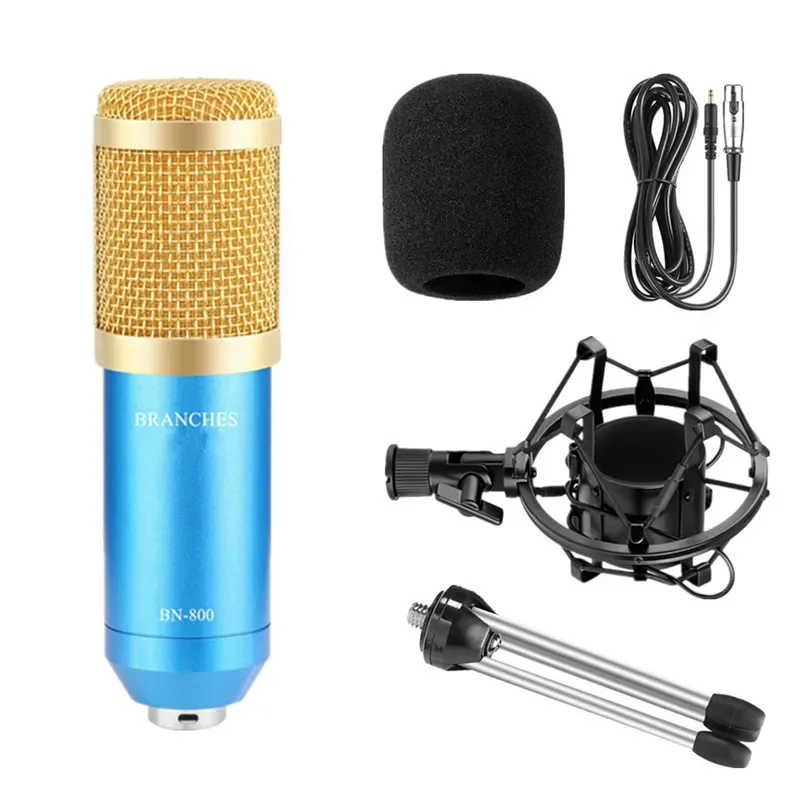 

BM 800 karaoke Wireless Lavalier Microphone Portable Audio Video Recording Mic For KTV Radio Braodcasting Singing Recording comp