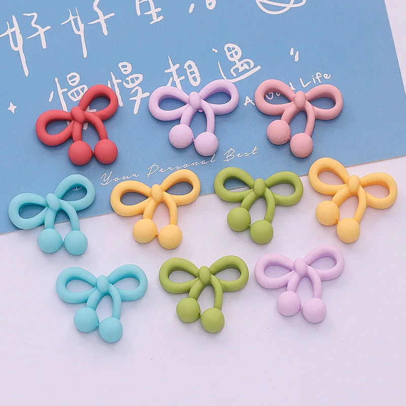 

Bowknot Flatback Resin Cabochons Kawaii Scrapbooking Crafts Decoration DIY Hair bow Headwear Accessories