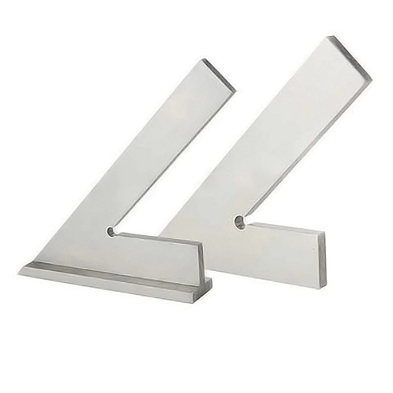 Стальная квадратная линейка ET MEASURE JDC 45 градусов