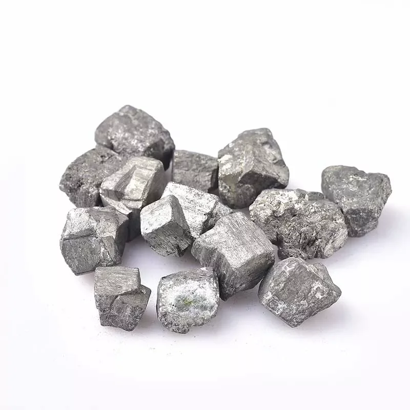 

square chalcopyrite pyrite mineral crystal teaching specimen stone ornamental stone ore furnishing