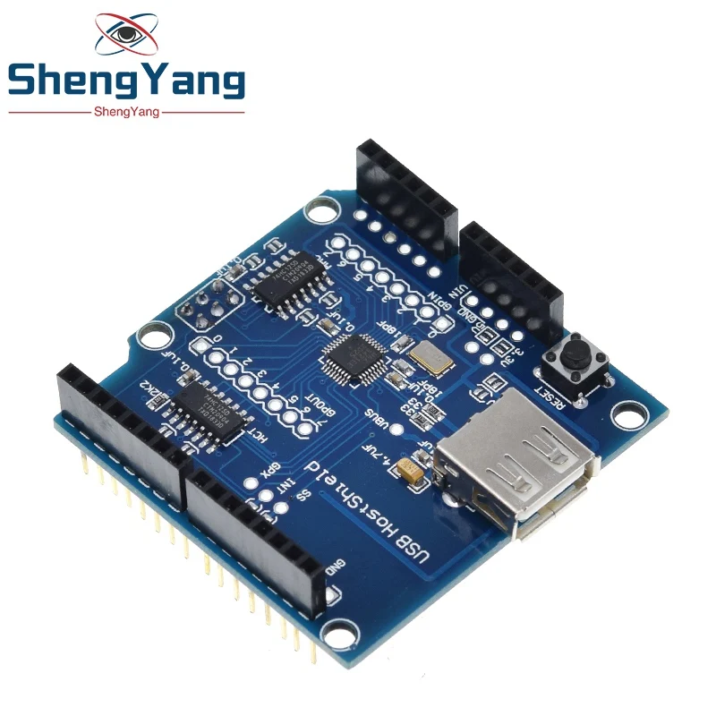 Щит хоста USB 2,0 для Arduino UNO MEGA ADK, совместимый с Android ADK, плата электронного модуля «сделай сам»