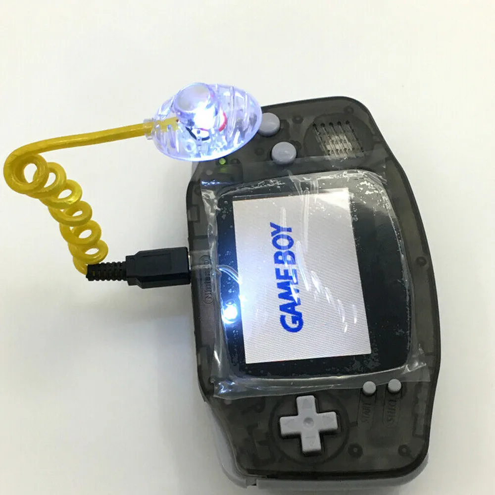 Yellow Flexible for Game Boy GBA/GBC/GBA SP/GBP Worm Light Illumination LED Lamps