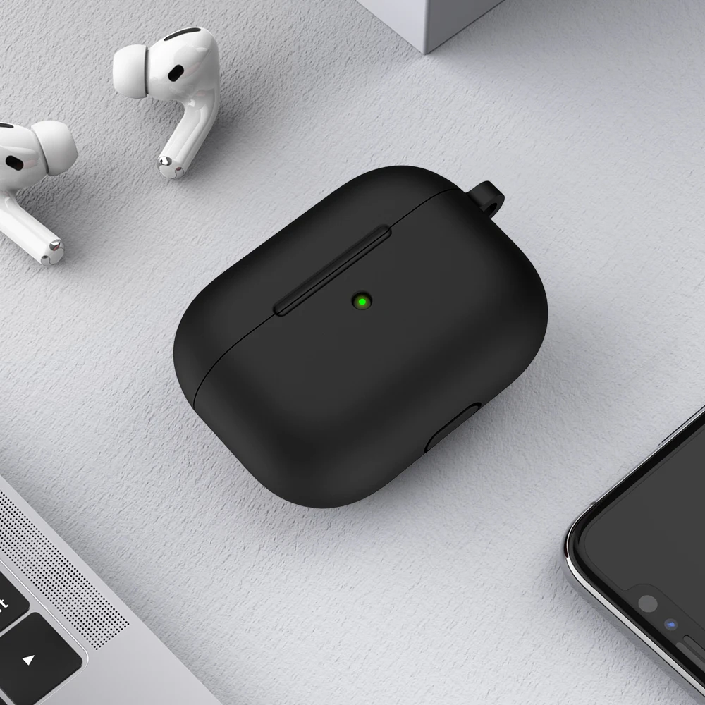 Защитный чехол для наушников Airpods pro 1 беспроводной Bluetooth AirPod Pro силиконовый
