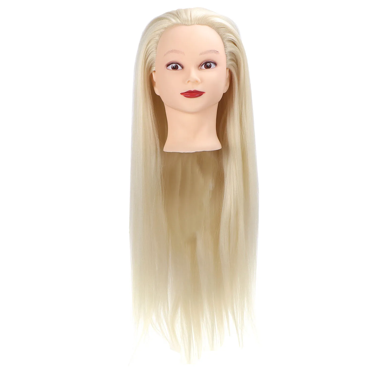 

Professional Mannequin Head Hairdresser Training Head Hair Training Head Cosmetology DollBeige