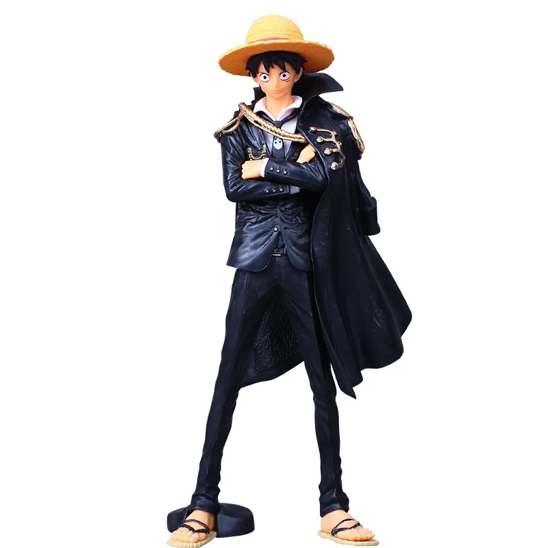 

27CM One Piece Standing Black Luffy Anime Figure PVC Action Figure Collectible Model Decoration Children Toy Gift Ornament Doll
