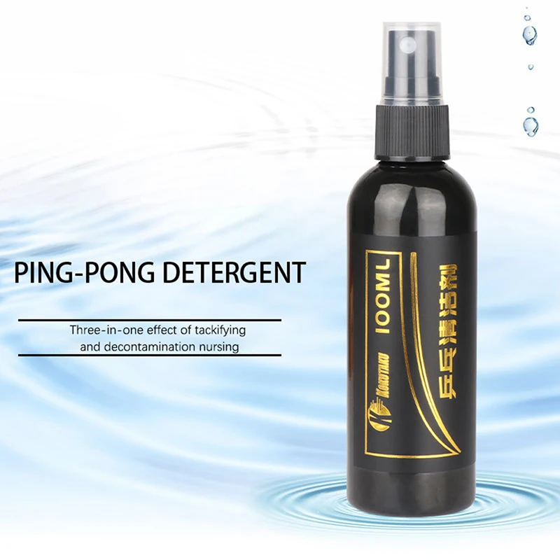 

1Pc 100 ML Table Tennis Racket Detergent Agent Ping Pong Rubber Paddle Professional Care Cleaners Spray Cleaning Liquid