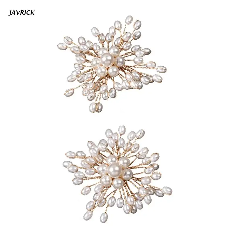 

Жемчужная Пряжка для обуви, хрустальные зажимы для обуви, украшение для обуви «сделай сам» для свадебной вечеринки