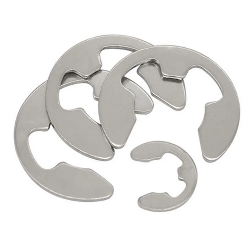

E Clip Washer Assortment Kit Corrosion Resistant Stainless Steel E Clip Washer Assortment Kit 120PCS for Durability