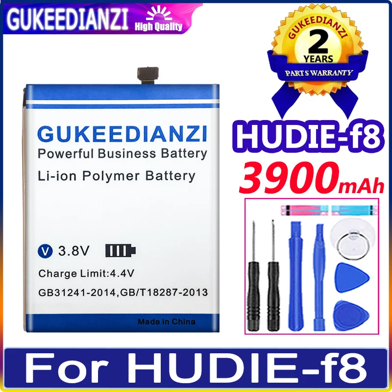 

3900mAh Large Capacity Replacement Battery For HUDIE-f8 Mobile Phone High Quality Battery Li-polym Bateria