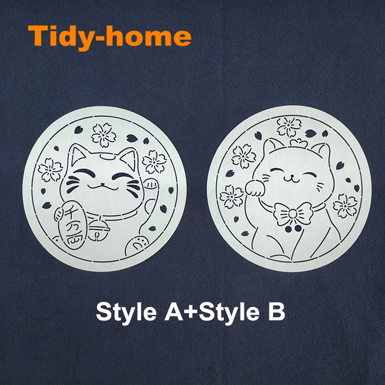 Милый счастливый кот Sashiko шаблон для рисования Мягкие шаблоны аксессуары |