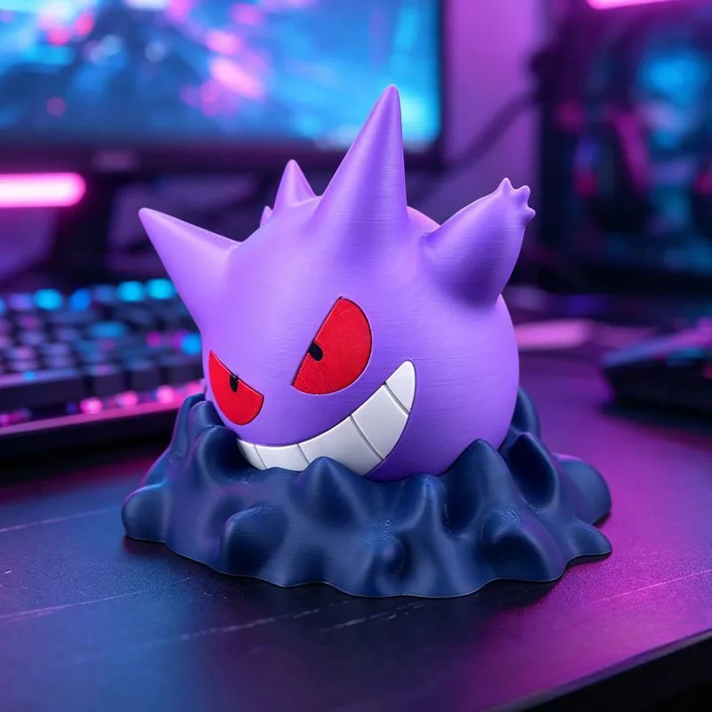 Держатель для геймпада Gengar Anime, универсальная подставка для контроллеров PS5, Xbox, Switch, украшение для стола, подарок для фанатов (art.: 3920db093da24) - 3920db093da24