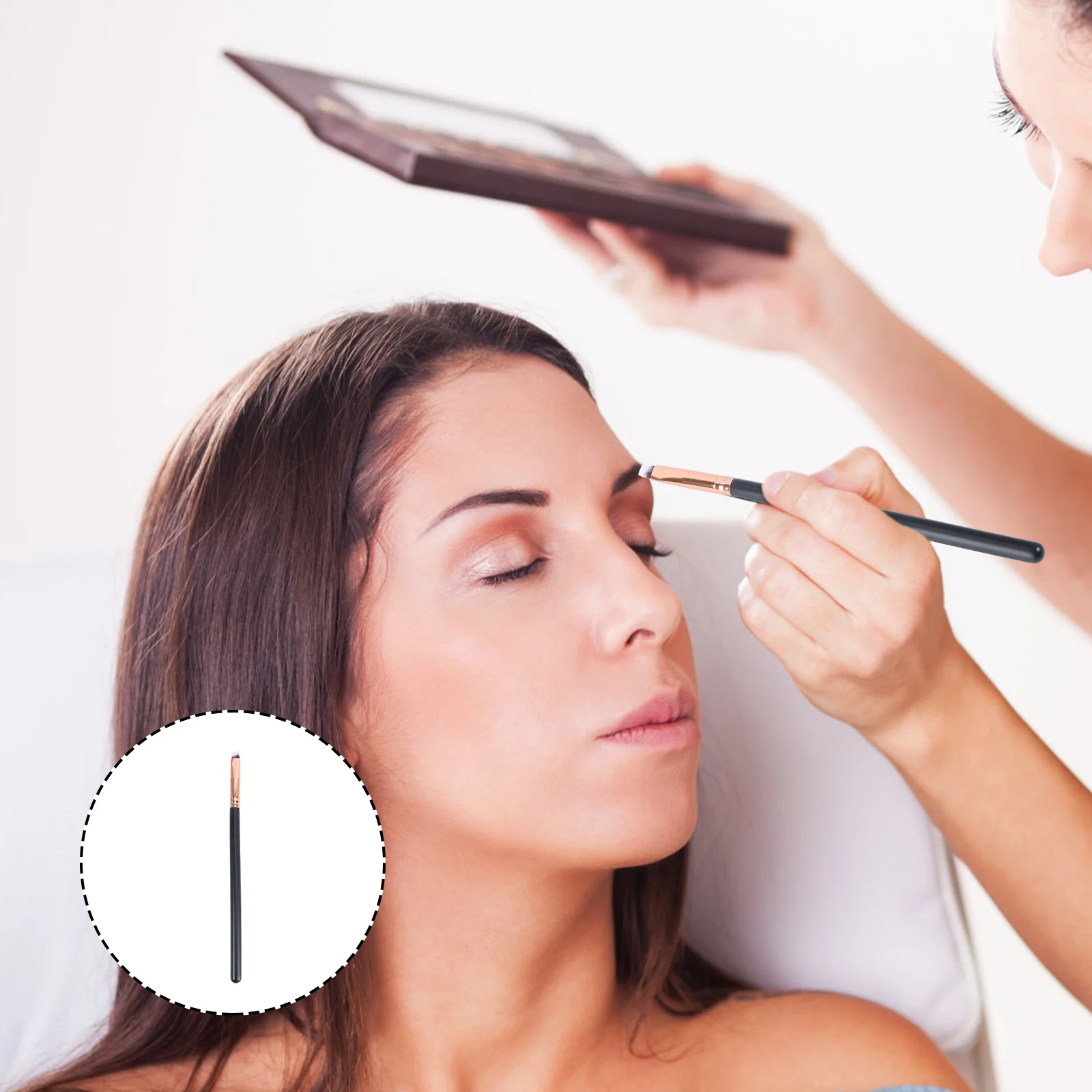 

Makeup Brush Brusheseyebroweyeliner Angled Eyeshadow Eye Eyebrows Angle Shadowbrow Blending Set Fine Liquid