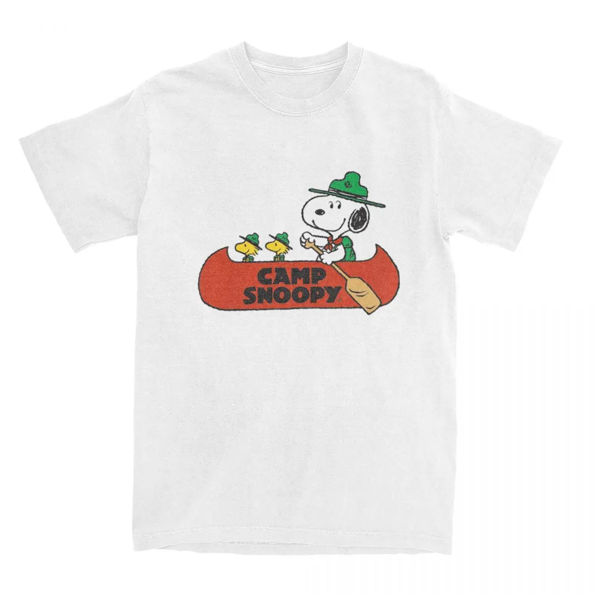 Смешные футболки для лагеря Снупи мультфильм мужчин и женщин комикс Аксессуары