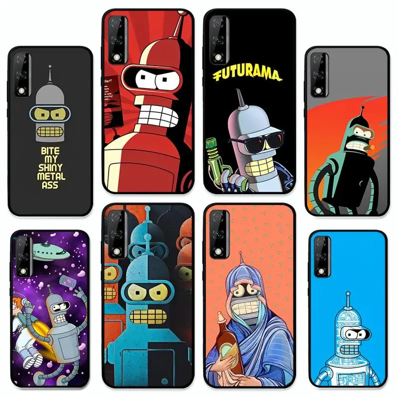 

MINISO Cute F-Futuramas For Kid Phone Case for Huawei Y 6 9 7 5 8s prime 2019 2018 enjoy 7 plus