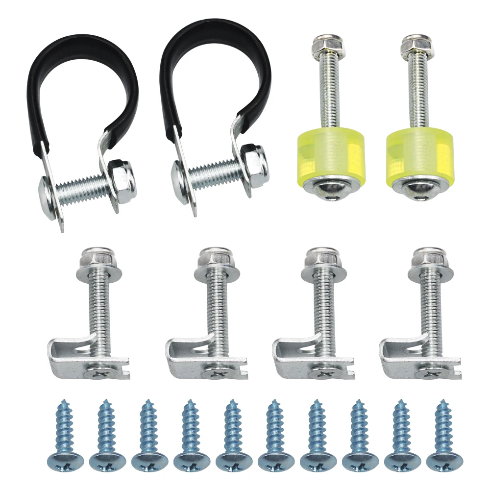 

Motorcycle Lower Vented Fairing Mounting Kit Bolts Screw Hardware For Harley Electra Glide 1983-2013 2012 2011 2010