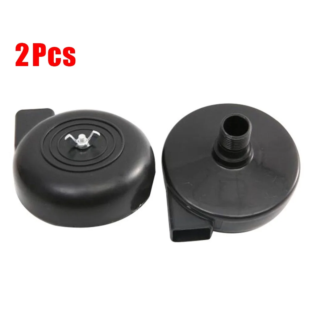 Male Pneumatic Parts Black Threaded Exhaust Noise Muffler