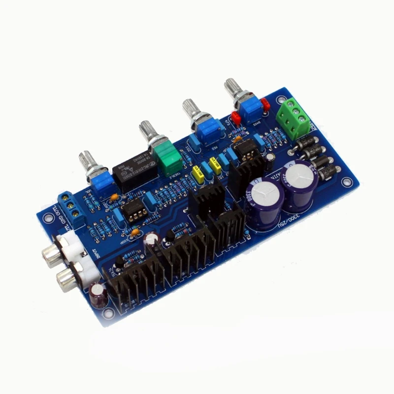 

YJ0023 NE5532 Tone Board Preamp Pre-Amp With Treble Bass Volume Adjustment Preamplifier Tone Controller For Amplifier