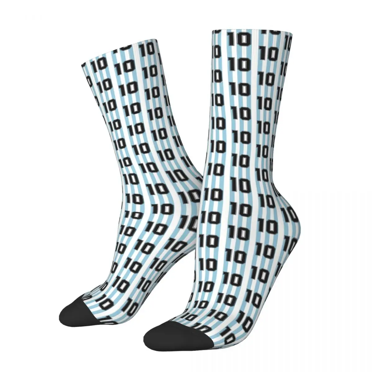 

10 Argentina Socks New 3D Print Funny Harajuku Unisex Middle Tube Socks