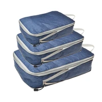 travel storage bag compressible packing cubes nylon portable with handbag luggage organizer foldable waterproof travel suitcase