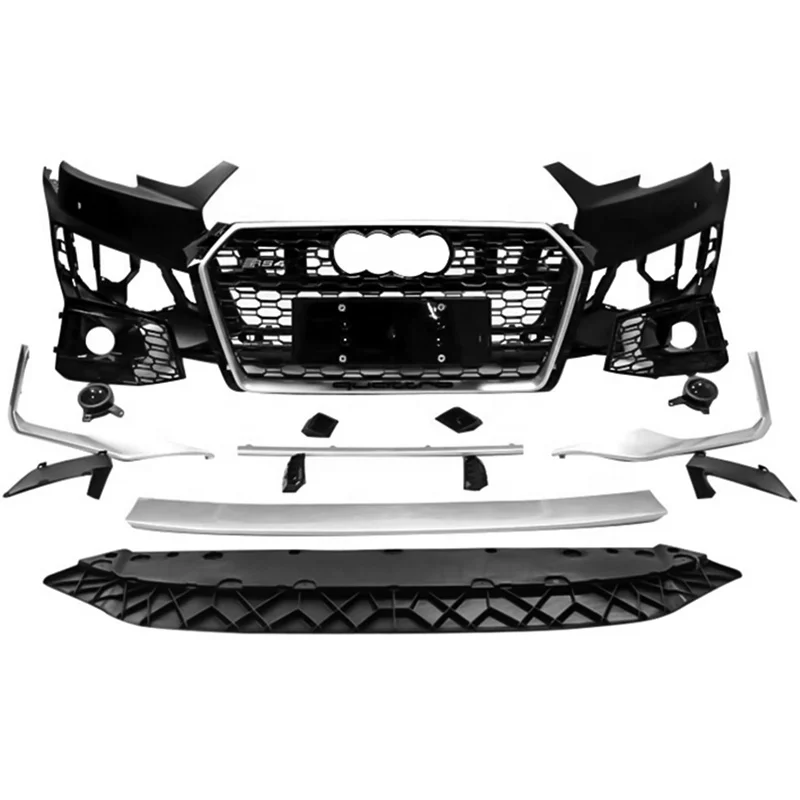

Front Bumper with Grill For Audi A4 S4 B9 Car Bodykit for Audi A4 S4 B9 Car bumper for Audi A4 S4 B9 2017 2018 2019