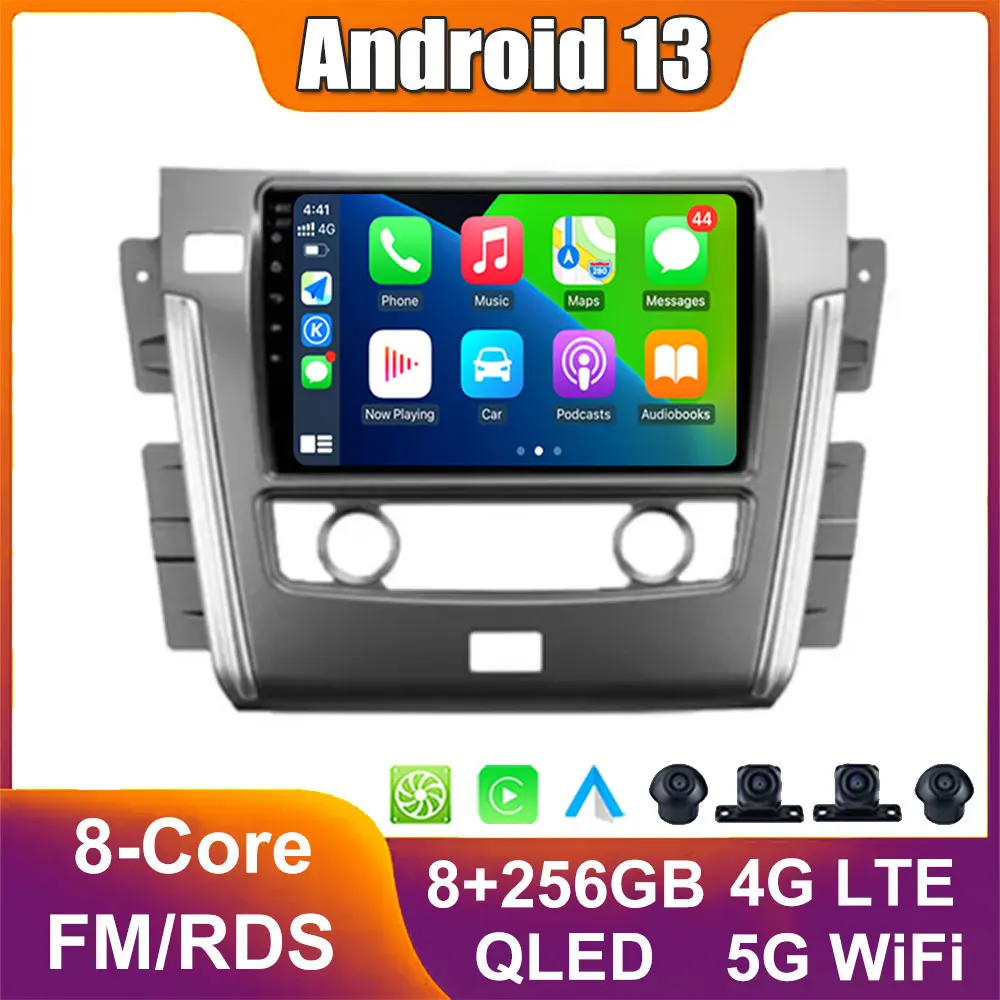 

Автомагнитола на Android 13 для Nissan патруль Y62, 2010-2020, автомобильный экран 10,2 дюйма, проигрыватель с навигацией, радио, мультимедиа, видео, стерео, GPS