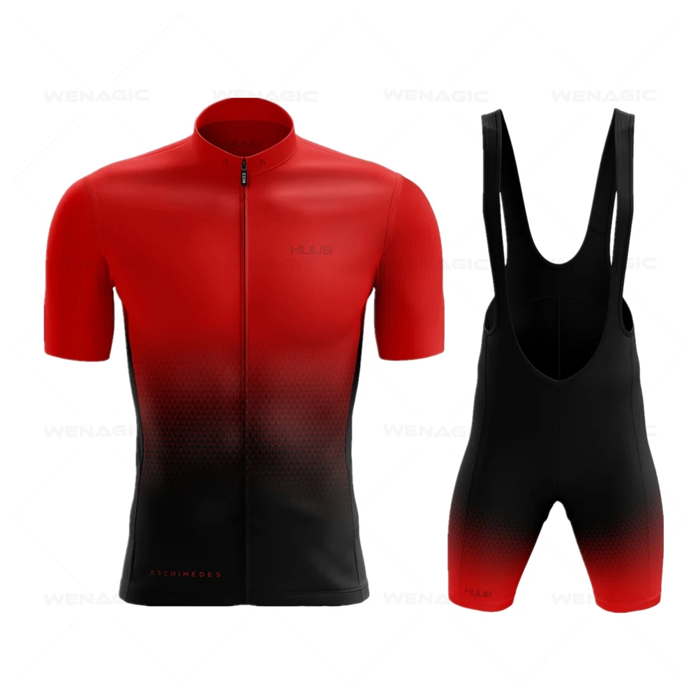 

Высокое качество HUUB Велоспорт Джерси комплект Летняя мужская одежда для велоспорта костюм быстросохнущая дышащая одежда для велоспорта