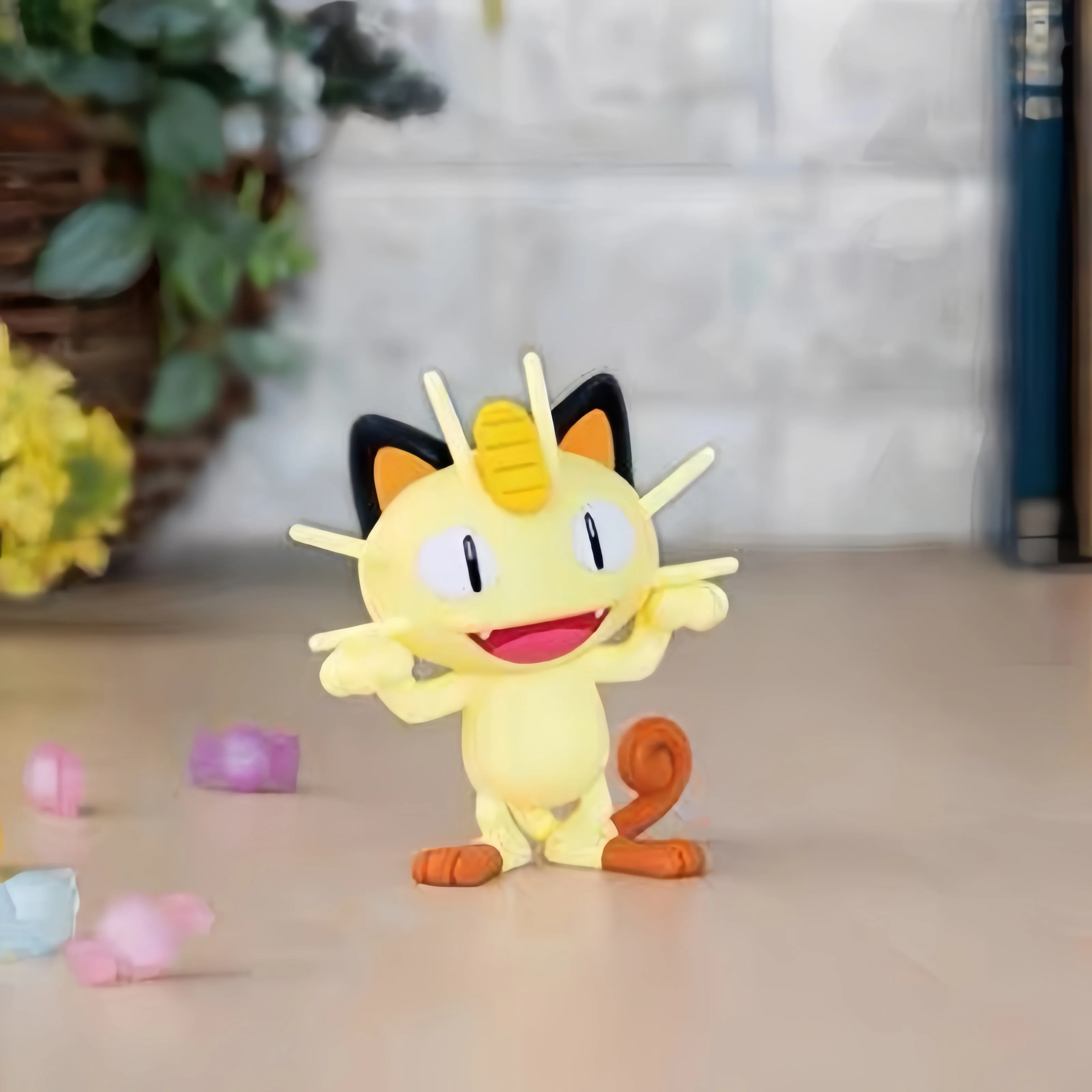 Фото Набор пластиковых моделей Bandai Pokemon Meowth, быстрая сборка, № 28, коллекция Pocket Monster, для хобби и коллекционеров, украшение для рабочего стола №4