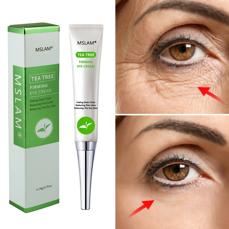 

Tea Tree Anti Wrinkles Eye Cream Firming Fade Dark Circles Remove Eye Bags Puffiness Fine Lines Moisturizing Nourishing Eye Care