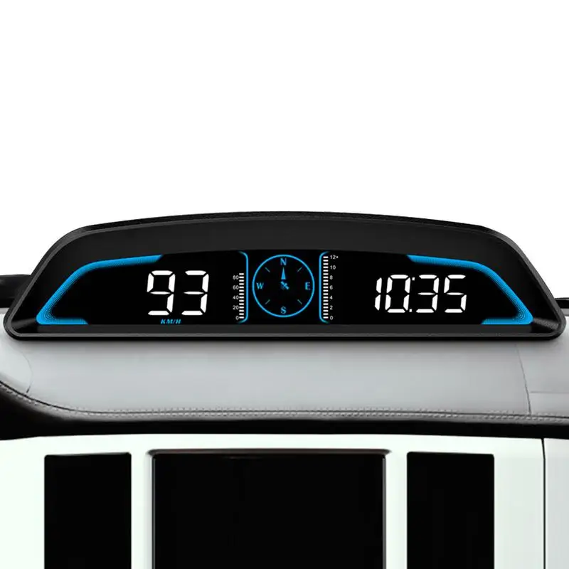 

Digital HUD Display Universal Head-Up Display Digital Hud Speedometer GPS Speedometer With Over Speed Alarm Fatigue Driving