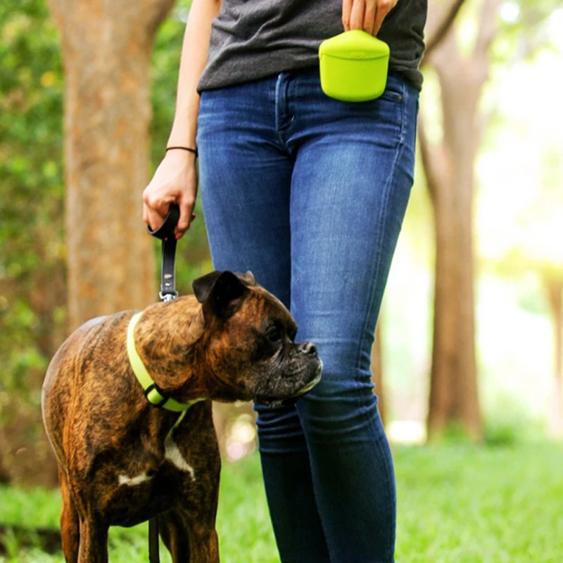

1PCS Portable Pet Dog Training Waist Bag Puppy Dogs Treat Snack Bait Pouch Obedience Agility Feed Reward Storage Pouch