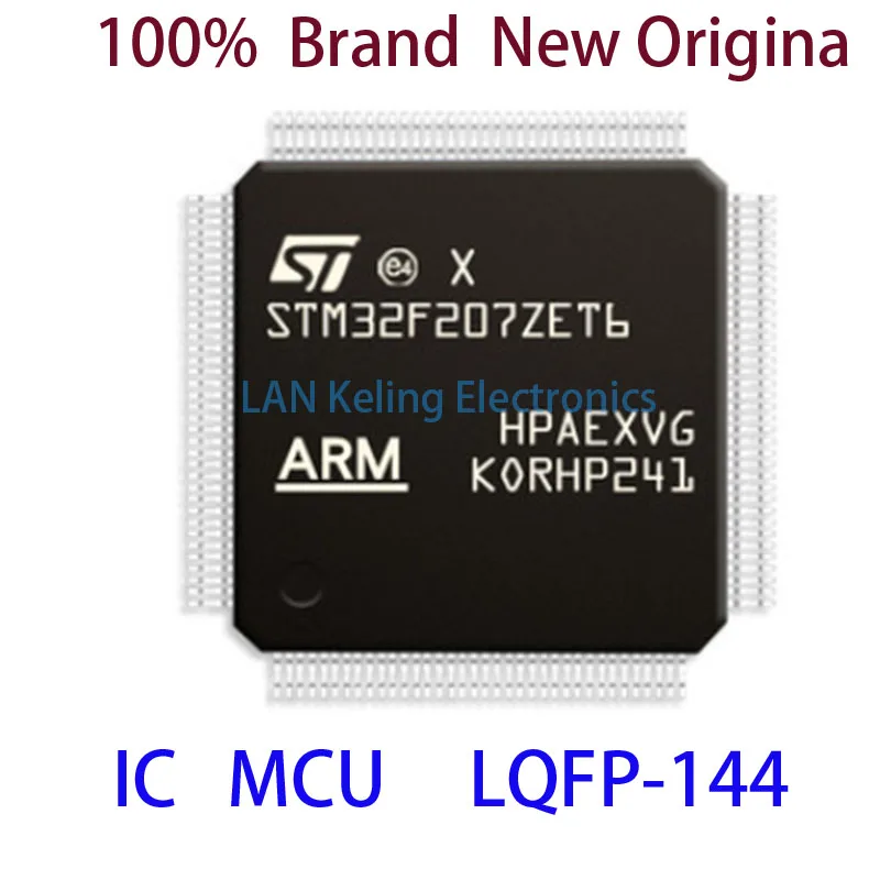 

STM32F207ZET6 100% Brand New Original STM STM32F STM32F207 STM32F207ZE STM32F207ZET MCU LQFP-144