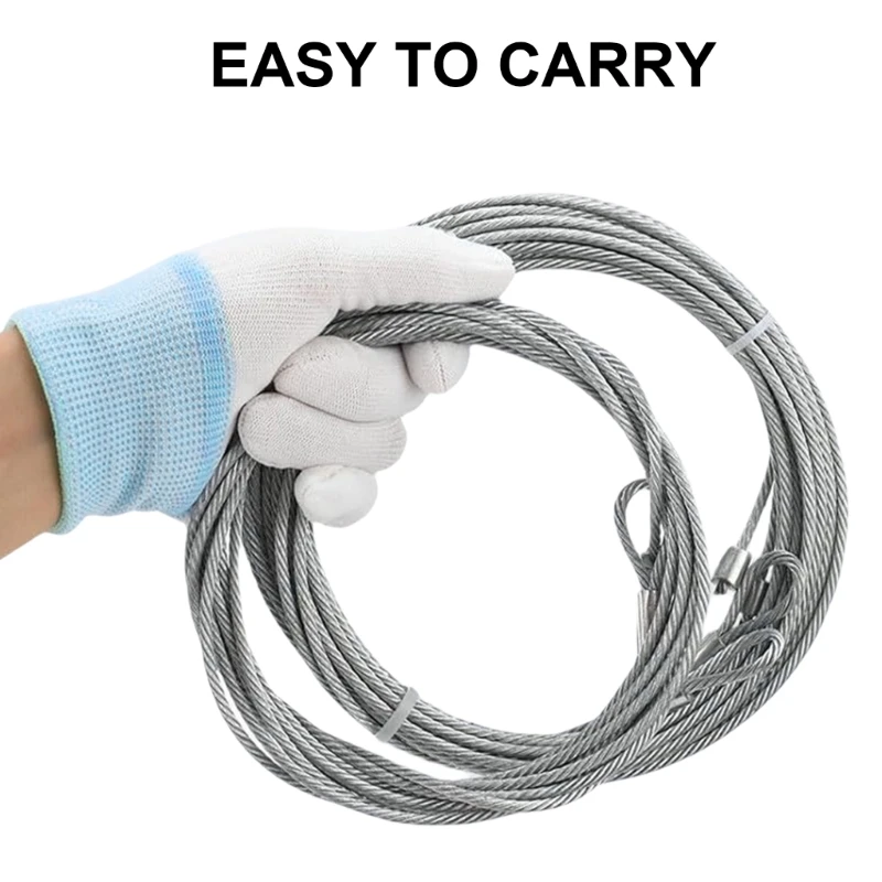 4 шт. торсионные пружинные тросы для гаражных ворот 13 футов удлинительный провод