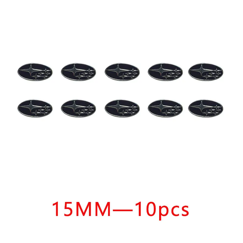 

15 мм алюминиевый значок ключа автомобиля, эмблема, сменные наклейки для ключей от автомобиля для Subaru Legacy LEVORG WRX Outback XV Forester Ascent Exiga