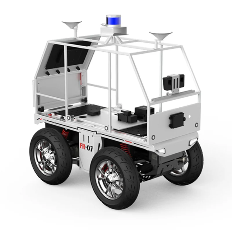 

FW-01 Custom Outdoor 4wd Wheeled Climb Autonomous Mobile Unmanned Vehicle Security Road Patrol Camera Inspection Robot