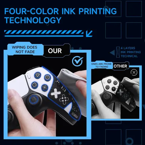 Противоскользящие ручки для контроллера PS5 DualSense Edge Hrusitoo