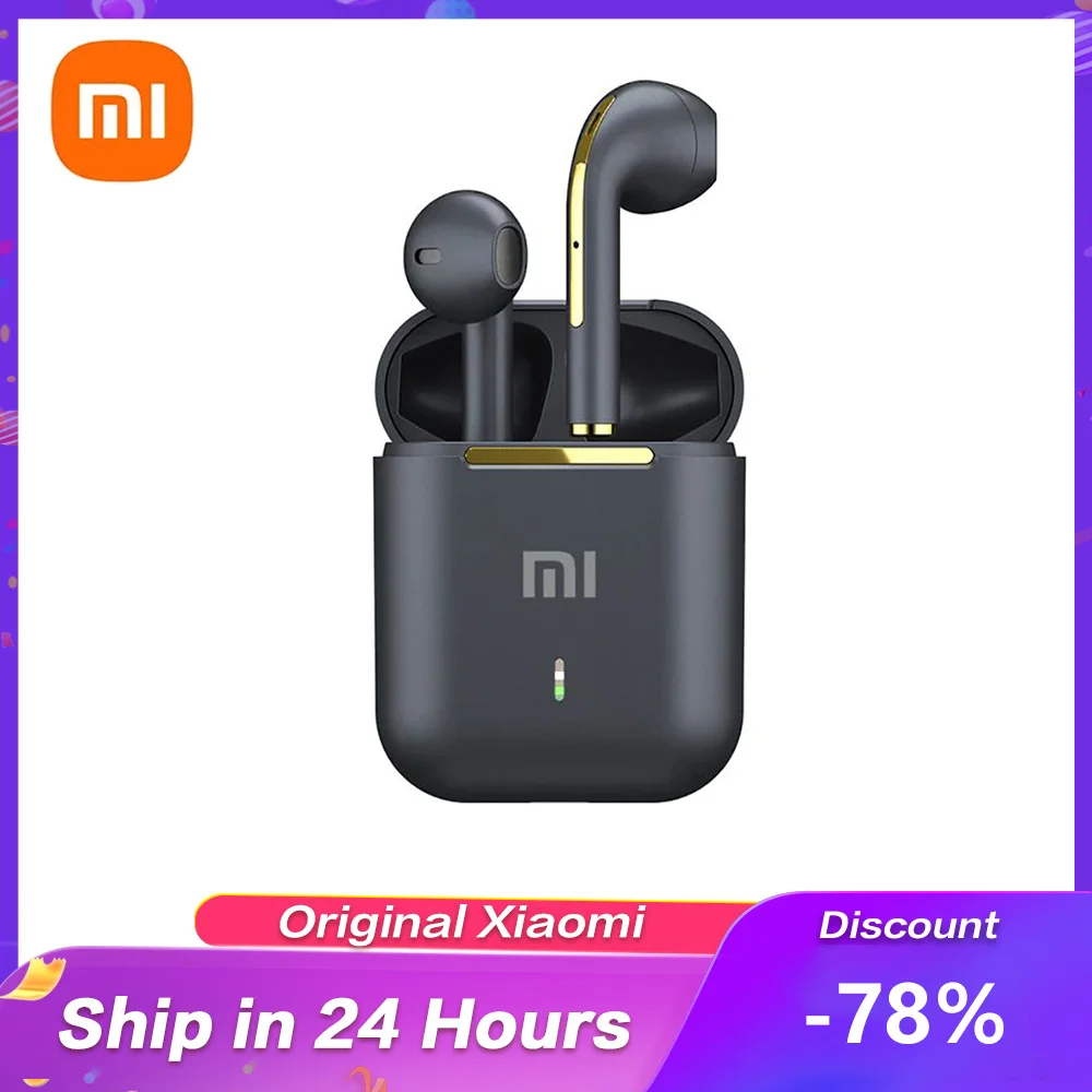 Беспроводные наушники Xiaomi, TWS J18, Bluetooth, шумоподавляющие наушники, спортивная водонепроницаемая гарнитура для IOS и Android