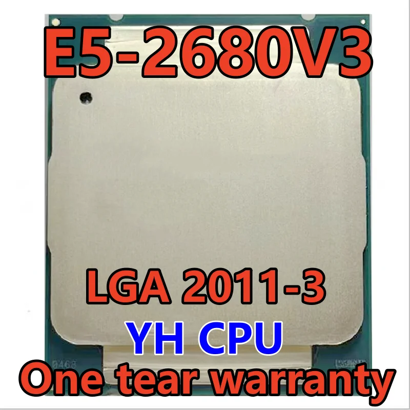 

E5 2680 V3 E5-2680 V3 Prosesor SR1XP 2.5G Hz 12 Core 30MB Socket LGA 2011-3 Cpu E5 2680V3 CPU E5-2680V3