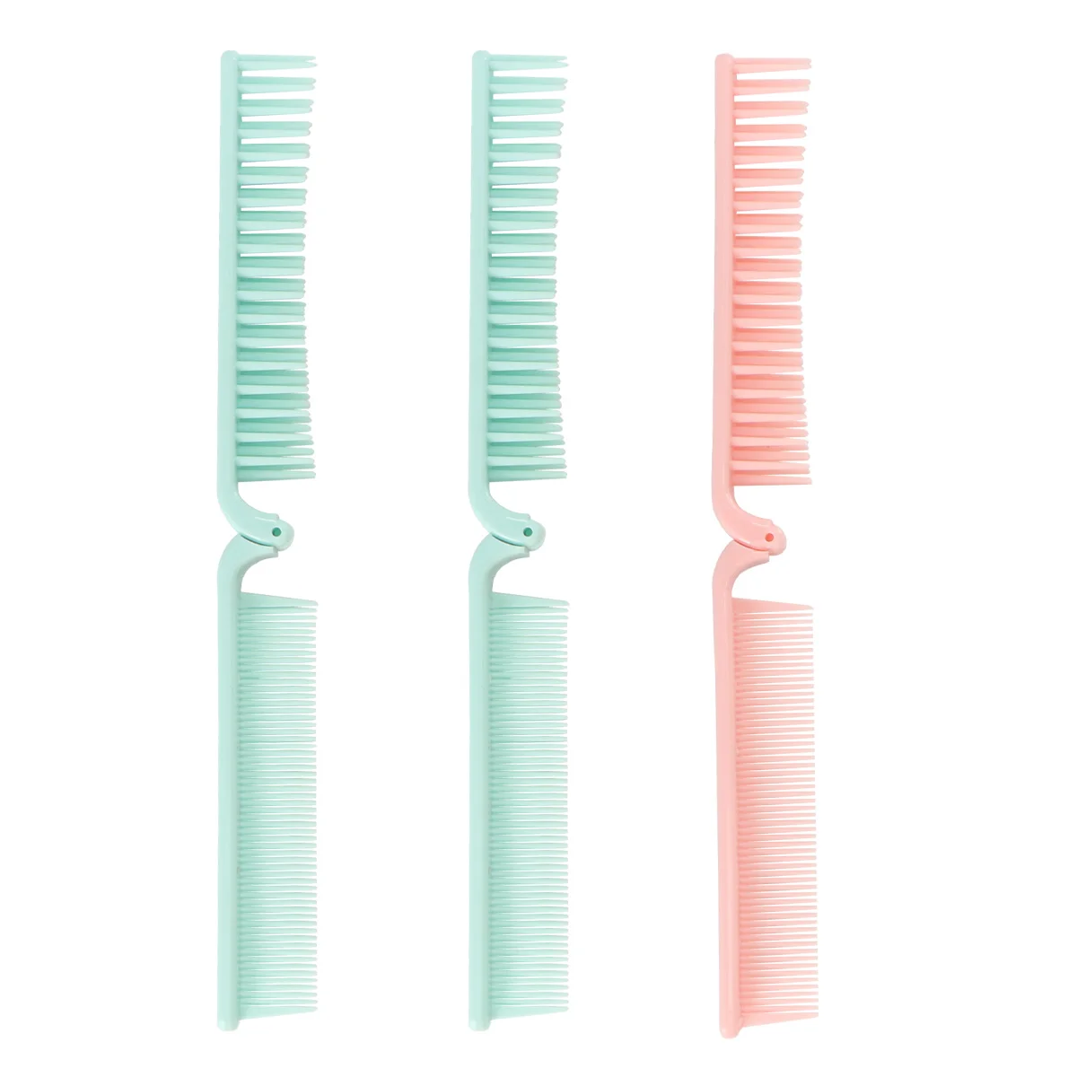 

Comb Hair Travel Barber Brush Foldingfoldable Double Compact Smoothing Hairstylist Curling Fine Portable Combo Groomingsided