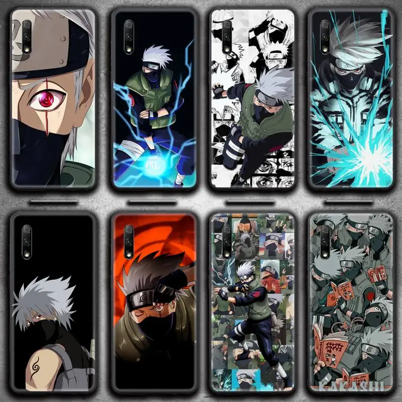 

Japan Anime Naruto Hatake Kakashi Phone Case for Huawei Honor 30 20 10 9 8 8x 8c v30 Lite view 7A pro
