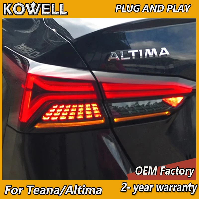 Стайлинг автомобиля для Nissan Teana задние фонари 2018-2021 задний фонарь Altima DRL