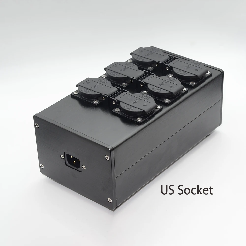 Алюминиевый разветвитель питания для США Великобритании ЕС розетка