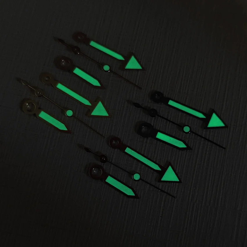 NH35 стрелки часов серебро золото черный розовое зеленый светящийся указатель