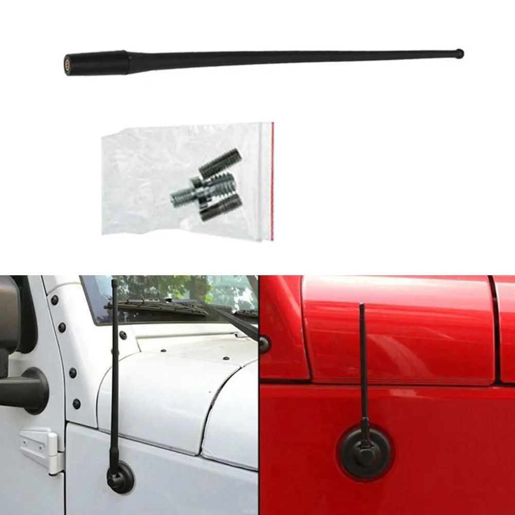 

Wireless Antenna Accessories Car Radio Antenna Premium Rubber 1 Pcs For Jeep Wrangler JK JKU Easy Installation