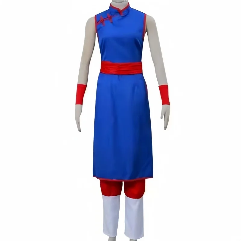 Костюм для косплея Dragon Ball Chichi рубашка в стиле аниме синяя униформа реквизит Cheongsam