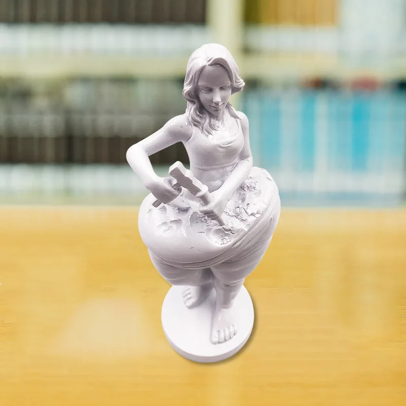 

Yoga hall creative gifts Goddess ornaments Beauty salon health center front desk ornaments Resin crafts